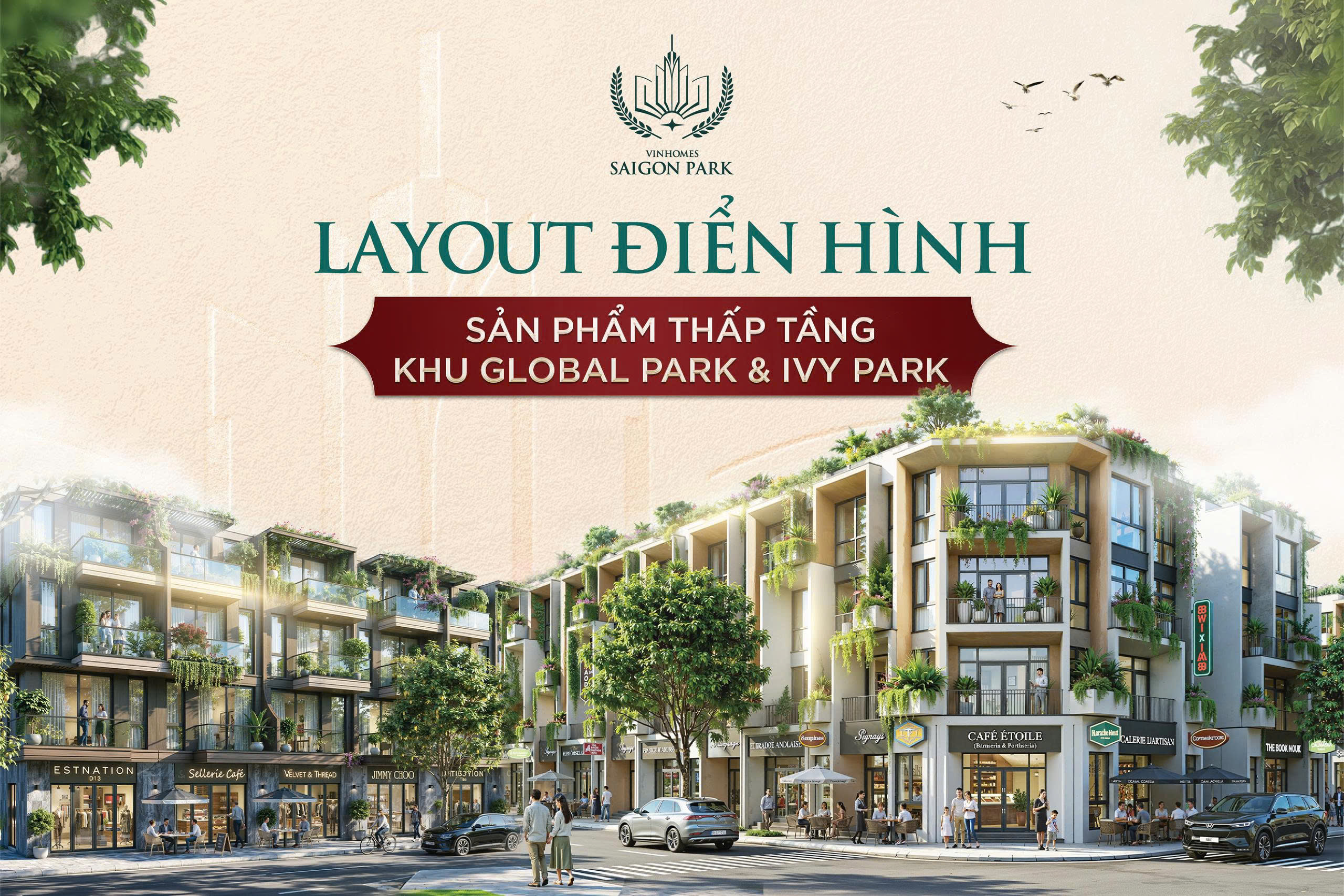 kiến trúc Nhật Bản Vinhomes Sài Gòn Park